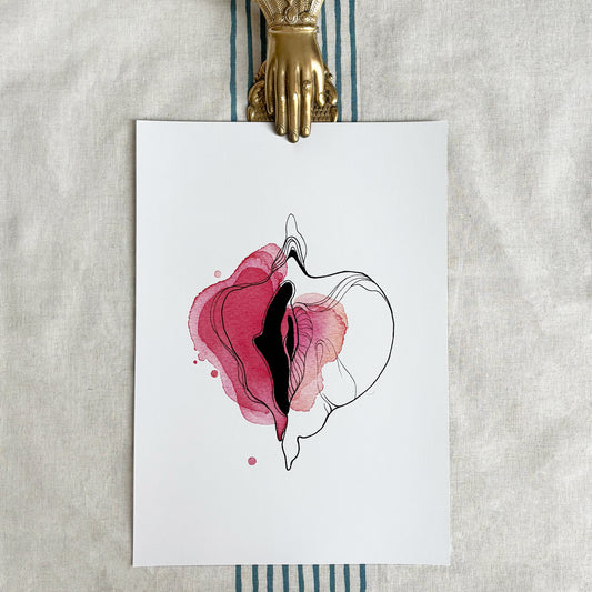 Vulva Print A4